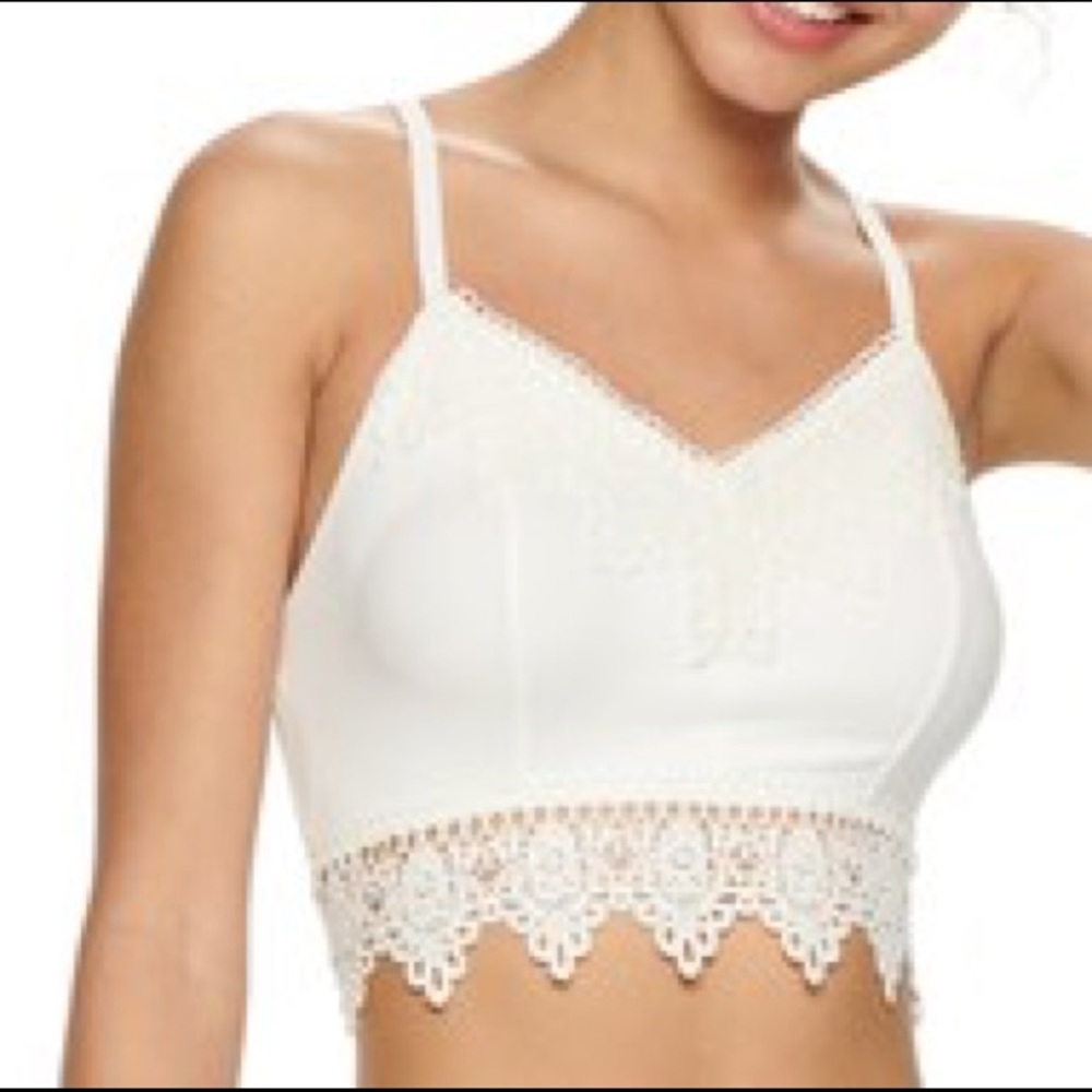 Mudd Crochet Crop Top